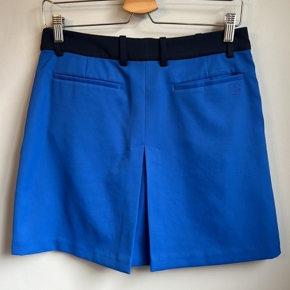 Tory Burch Two-Tone Tech Twill Golf Skirt SZ S - Picture 5 of 6